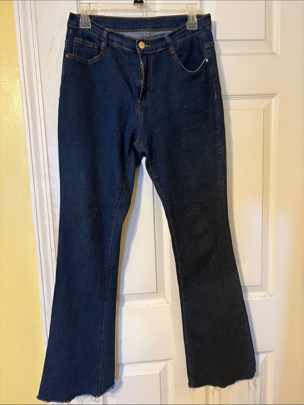 Women’s Dark Blue Flared Jeans - Classic Denim